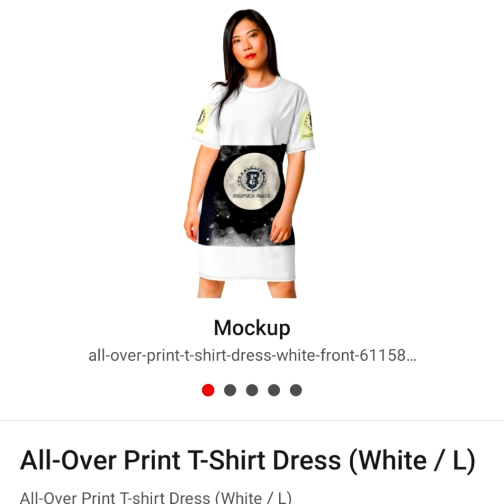 ALL-OVER print T-shirt Dress